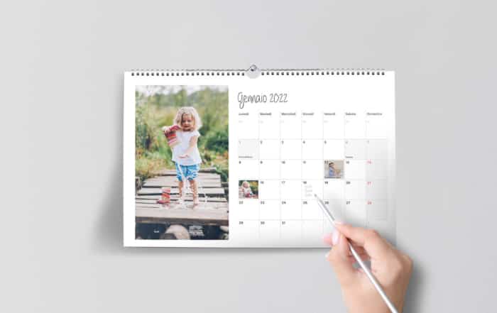 Calendario da personalizzare con foto