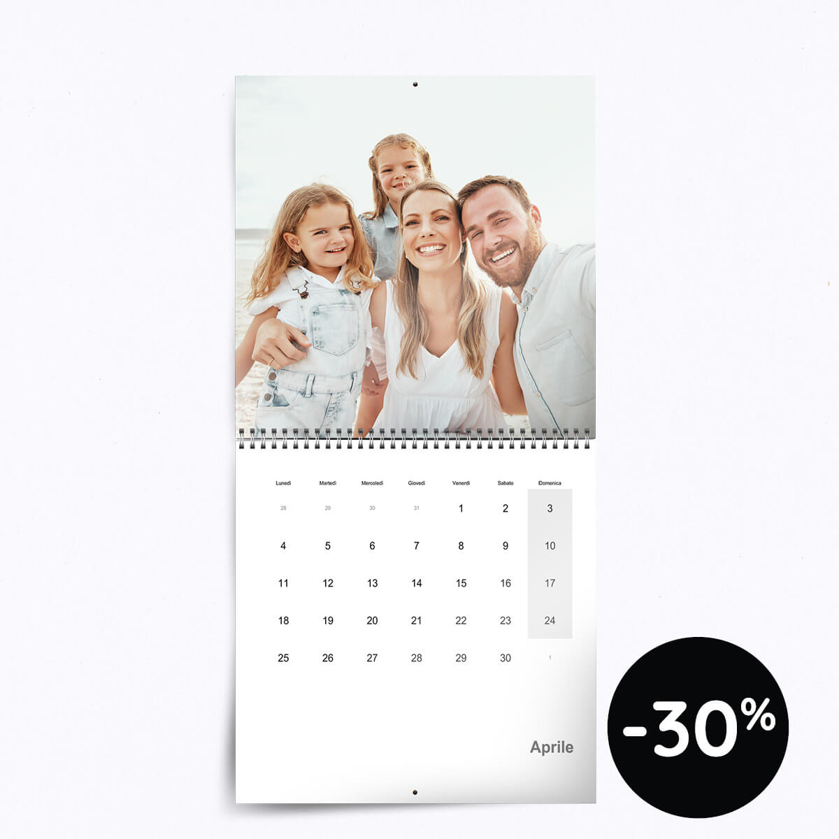 Calendario pieghevole personalizzato