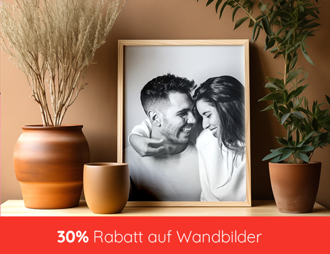 Wandbilder 30% Rabatt | IlFotoAlbum