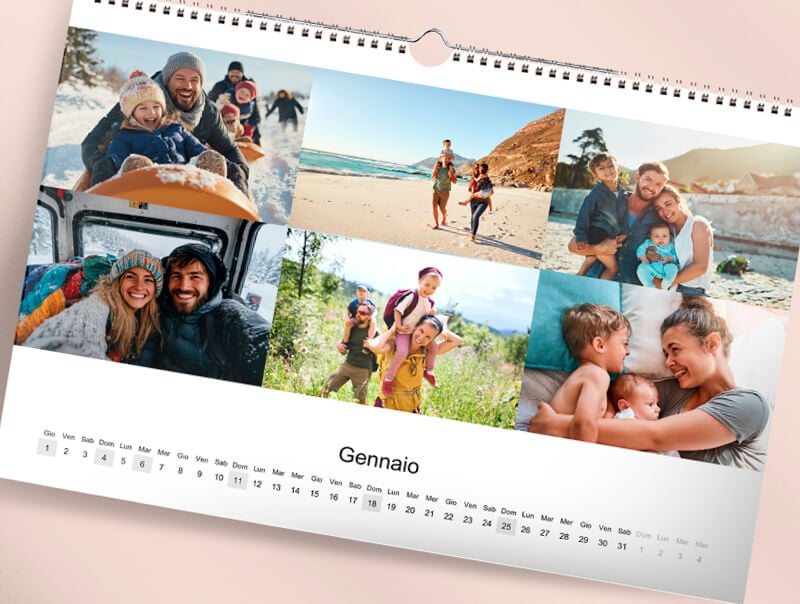 Aggiungi tutte le foto | Calendario personalizzato